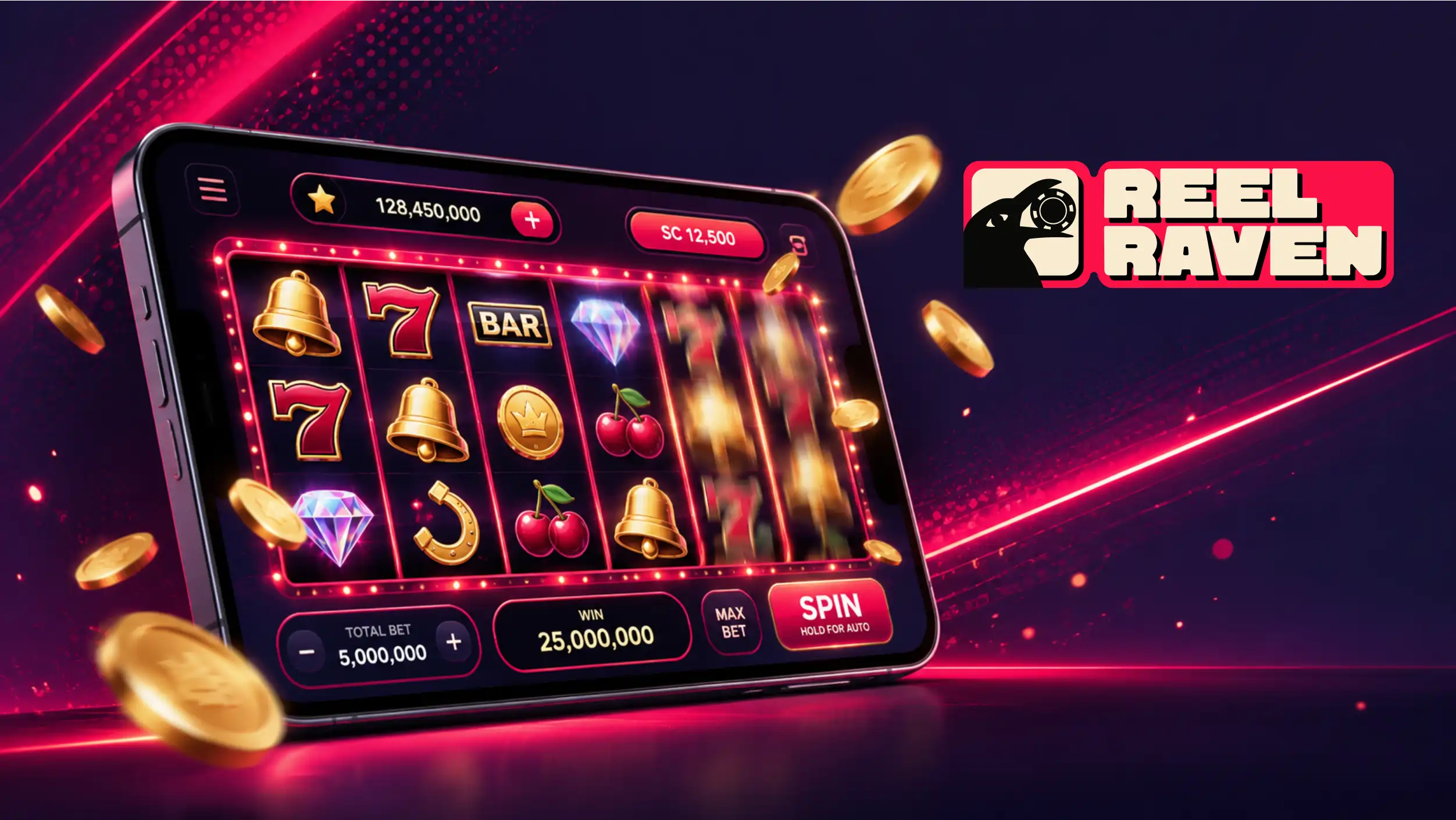 ReelRaven Casino App Screenshot